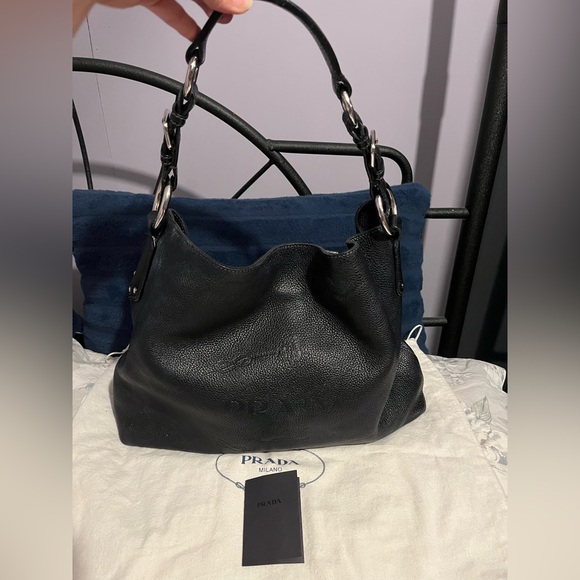 Prada Handbags - Authentic Prada Leather Shoulder Bag